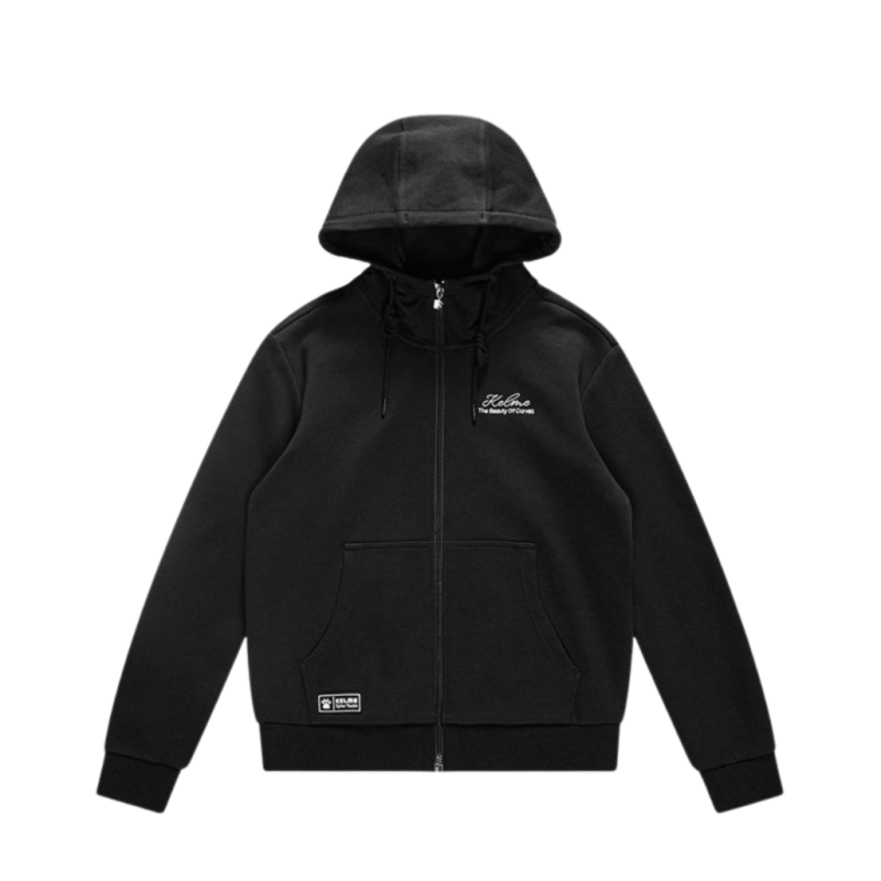 KNITTED JACKET WITH HOOD